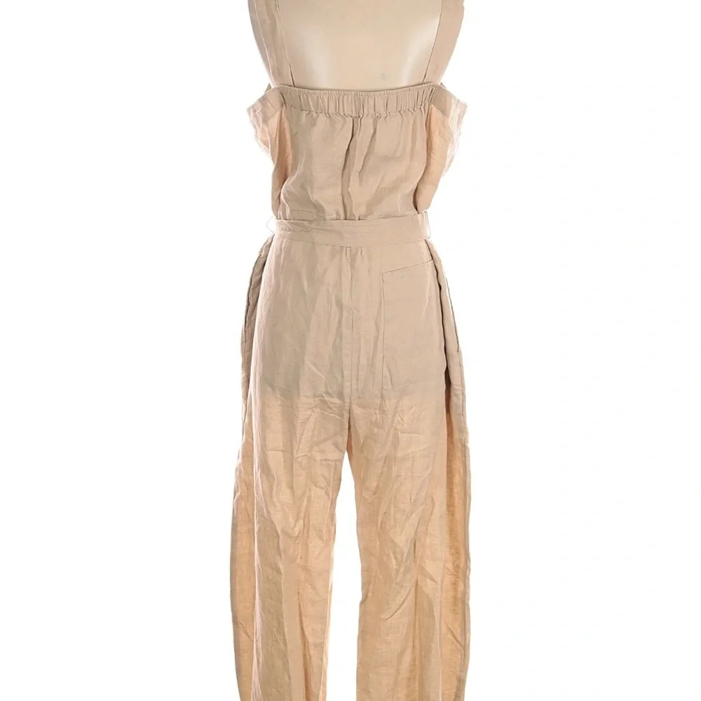 Quince 100% European Linen Jumpsuit in Flax Large - Picture 3 of 7